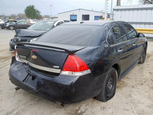 2G1WU57M691292123 - 2009 CHEVROLET IMPALA LTZ BLACK photo 4