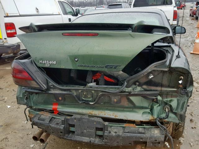 1G2NW12E51M518901 - 2001 PONTIAC GRAND AM G GREEN photo 9