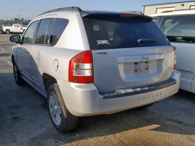 1J4NT4FB3AD549337 - 2010 JEEP COMPASS SP SILVER photo 3