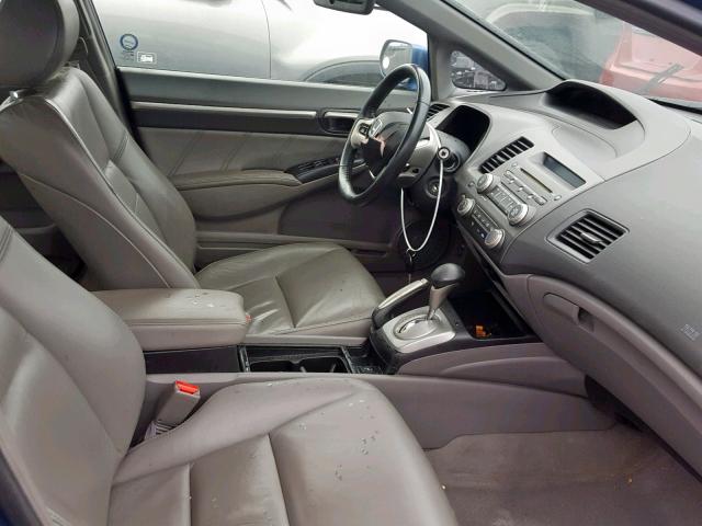 2HGFA16998H018766 - 2008 HONDA CIVIC EXL 蓝色 照片 5