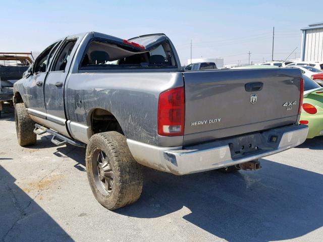 3D7KS28C75G748007 - 2005 DODGE RAM 2500 S Boz foto 3