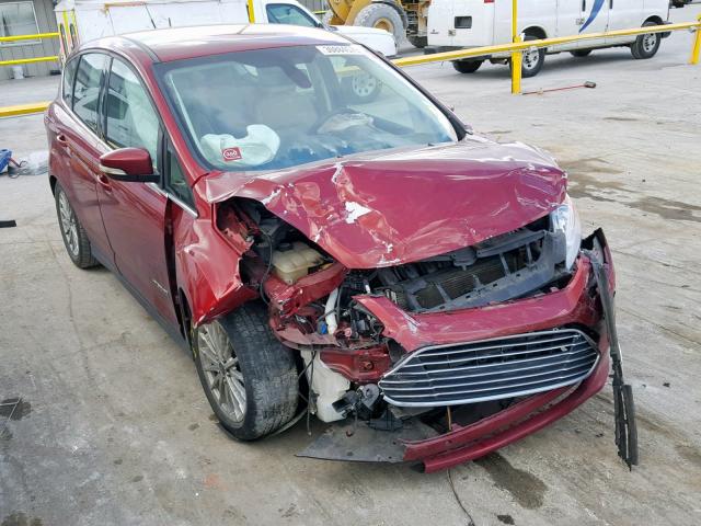 1FADP5BU4DL531609 - 2013 FORD C-MAX SEL RED photo 1