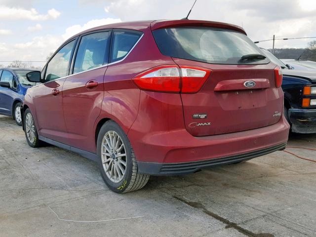 1FADP5BU4DL531609 - 2013 FORD C-MAX SEL RED photo 3