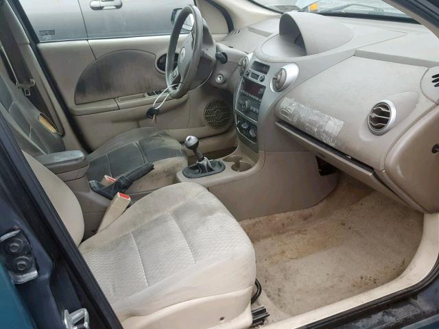 1G8AZ58F16Z152450 - 2006 SATURN ION LEVEL GREEN photo 5