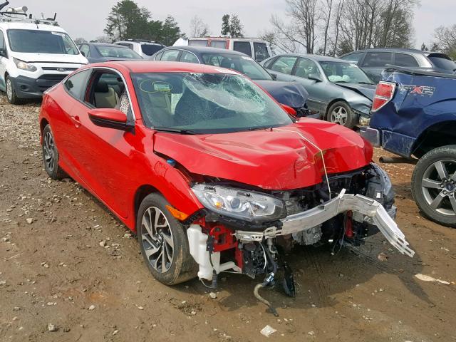 2HGFC4B52GH314256 - 2016 HONDA CIVIC LX RED photo 1