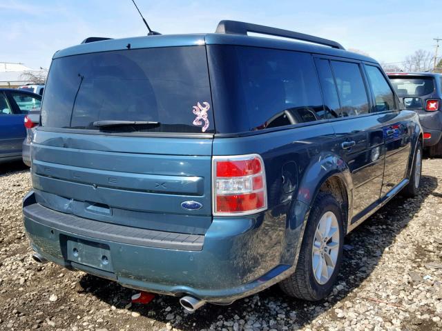 2FMGK5B88GBA17741 - 2016 FORD FLEX SE BLUE photo 4