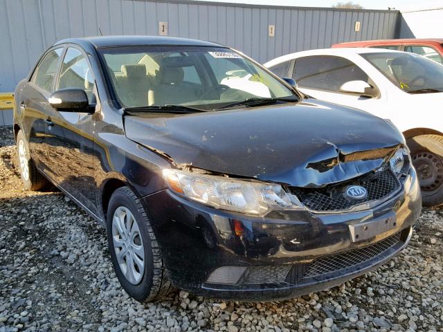 KNAFU4A22A5874440 - 2010 KIA FORTE EX BLACK photo 1