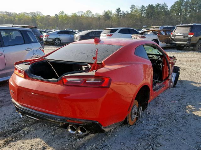 1G1FK1R62J0110317 - 2018 CHEVROLET CAMARO ZL1 RED photo 4