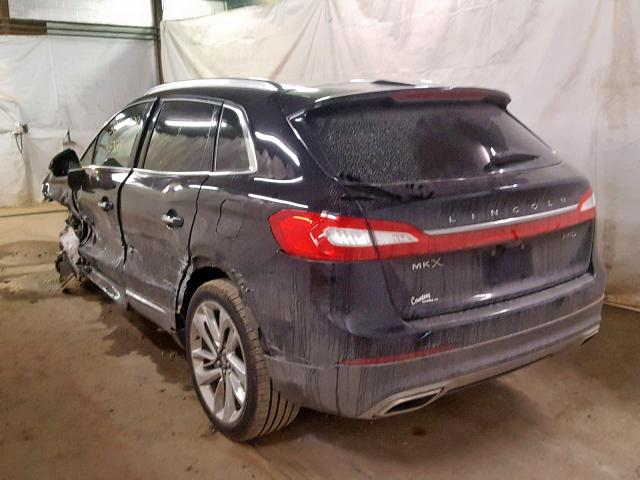 2LMPJ8LR1GBL57829 - 2016 LINCOLN MKX RESERV BLACK photo 3