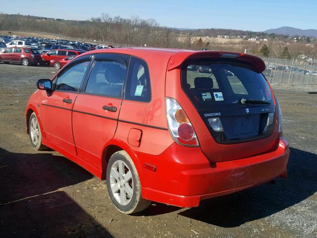 JS2RC62H965350037 - 2006 SUZUKI AERIO RED photo 3