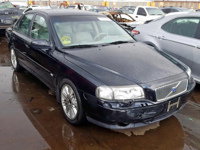 YV1TS92D921270007 - 2002 VOLVO S80 BLACK photo 1