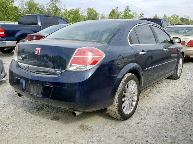 1G8ZV57747F303597 - 2007 SATURN AURA XR BLUE photo 4