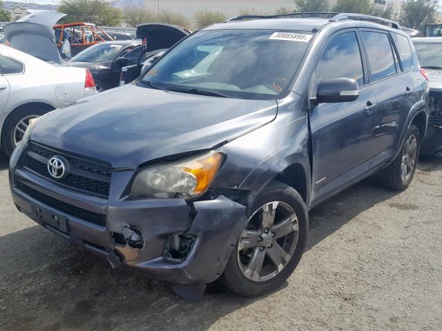 JTMWF4DV2A5030594 - 2010 TOYOTA RAV4 SPORT CHARCOAL photo 2