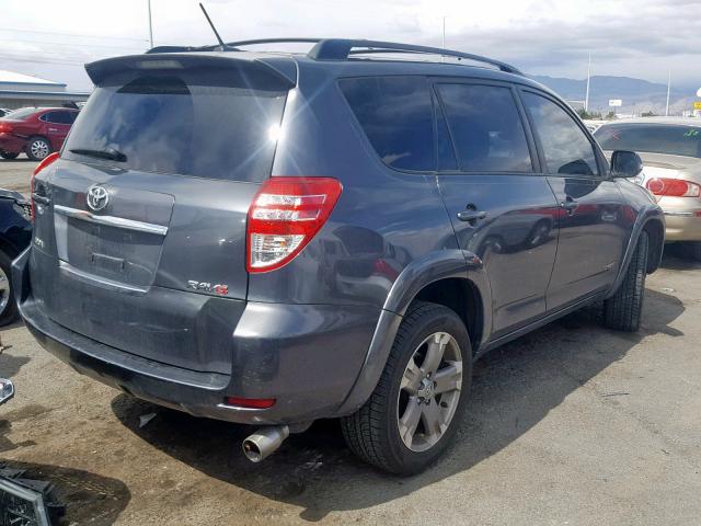 JTMWF4DV2A5030594 - 2010 TOYOTA RAV4 SPORT CHARCOAL photo 4