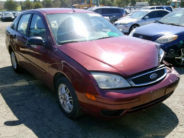 1FAFP34N56W189625 - 2006 FORD FOCUS ZX4 RED photo 1