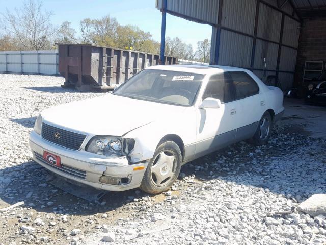 JT8BH28F4W0103094 - 1998 LEXUS LS 400 WHITE photo 2