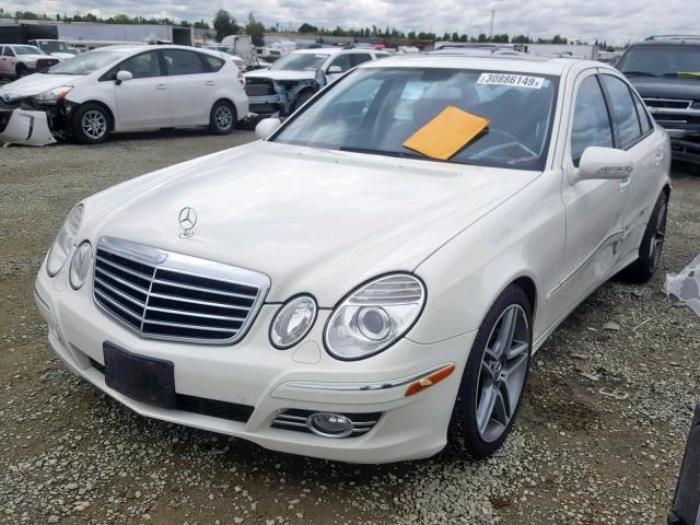 WDBUF56X27B159987 - 2007 MERCEDES-BENZ E 350 WHITE photo 2