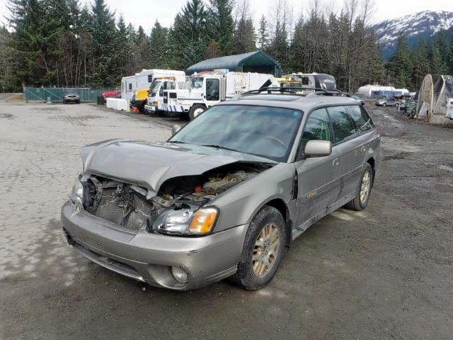 4S3BH806537620908 - 2003 SUBARU LEGACY OUT GOLD photo 2