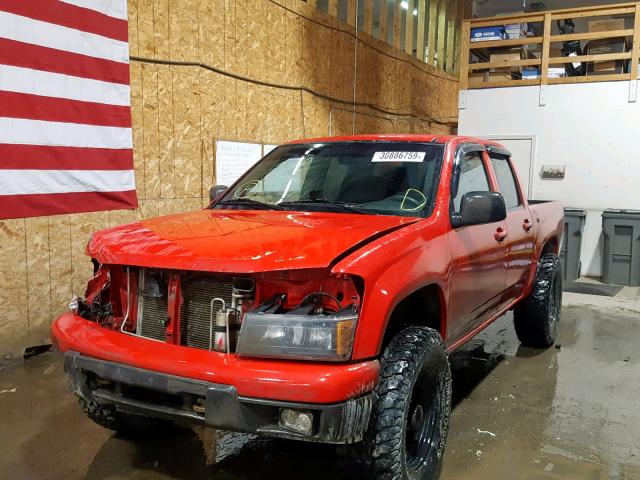 1GTJTCDE3A8137133 - 2010 GMC CANYON SLE RED photo 2