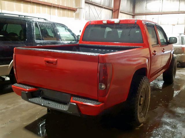 1GTJTCDE3A8137133 - 2010 GMC CANYON SLE RED photo 4