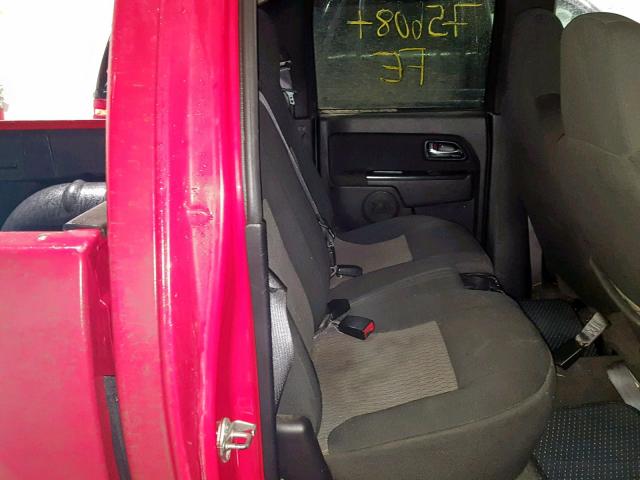 1GTJTCDE3A8137133 - 2010 GMC CANYON SLE RED photo 6