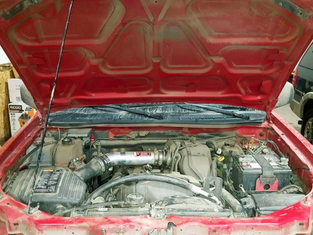 1GTJTCDE3A8137133 - 2010 GMC CANYON SLE RED photo 7