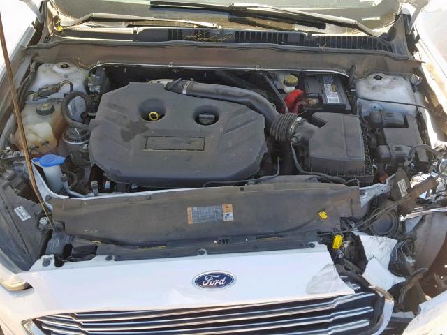 3FA6P0K97ER196565 - 2014 FORD FUSION TIT WHITE photo 7