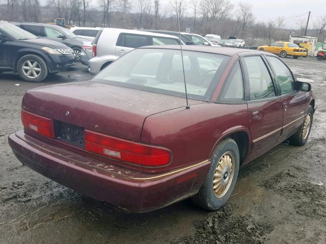 2G4WB52K7T1504999 - 1996 BUICK REGAL CUST MAROON photo 4