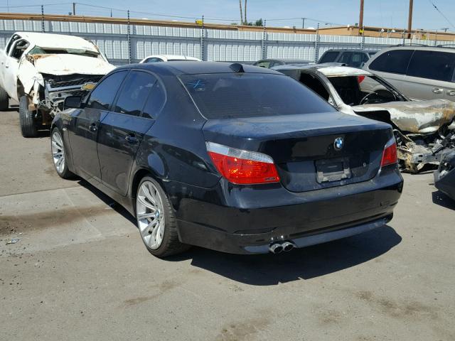 WBANE53517CW63689 - 2007 BMW 525 I BLACK photo 3