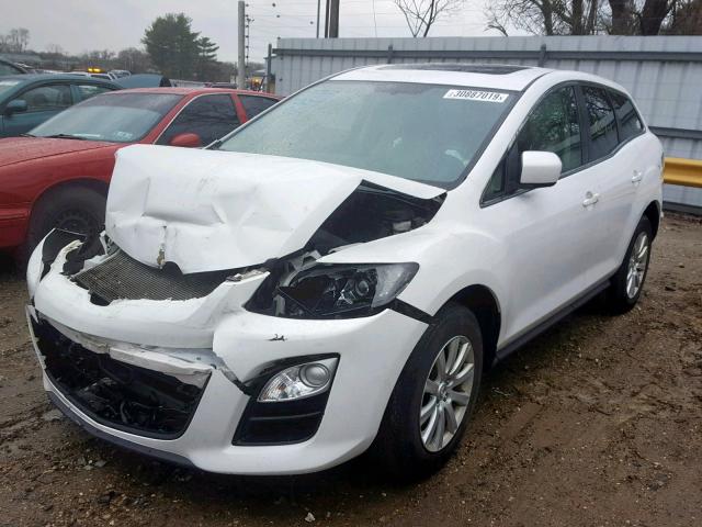 JM3ER2BM2C0412181 - 2012 MAZDA CX-7 WHITE photo 2