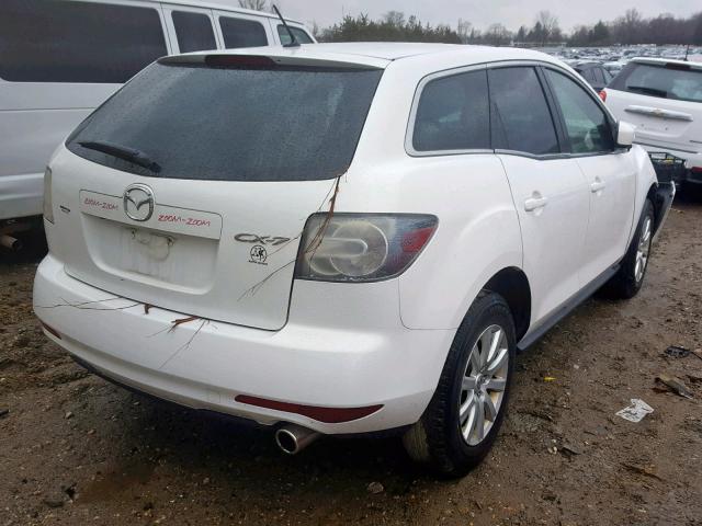 JM3ER2BM2C0412181 - 2012 MAZDA CX-7 WHITE photo 4