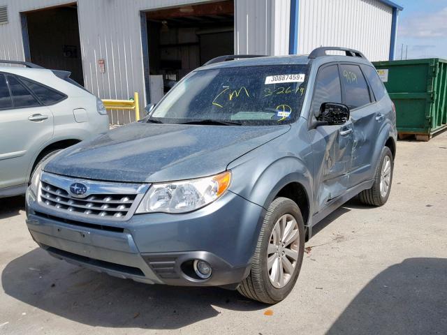 JF2SHBEC5BH767476 - 2011 SUBARU FORESTER L BLUE photo 2