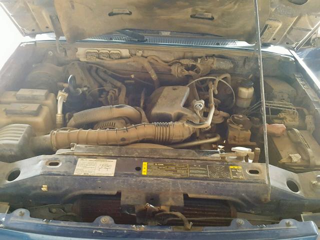 1FTYR10U67PA26363 - 2007 FORD RANGER BLUE photo 7