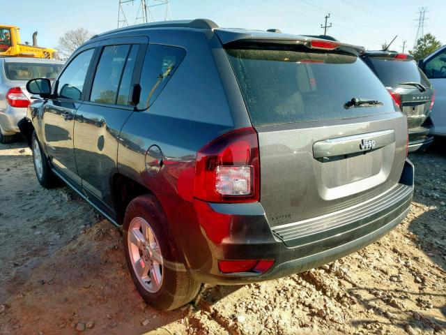 1C4NJCBB7HD185946 - 2017 JEEP COMPASS SP Графитовый фото 3