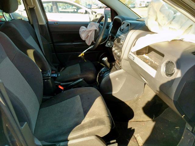 1C4NJCBB7HD185946 - 2017 JEEP COMPASS SP Графитовый фото 5