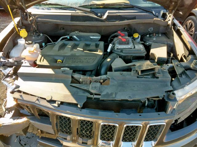 1C4NJCBB7HD185946 - 2017 JEEP COMPASS SP Графитовый фото 7