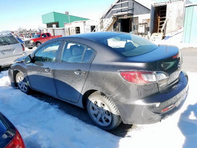 JM1BL1UF1D1851003 - 2013 MAZDA 3 I GRAY photo 3