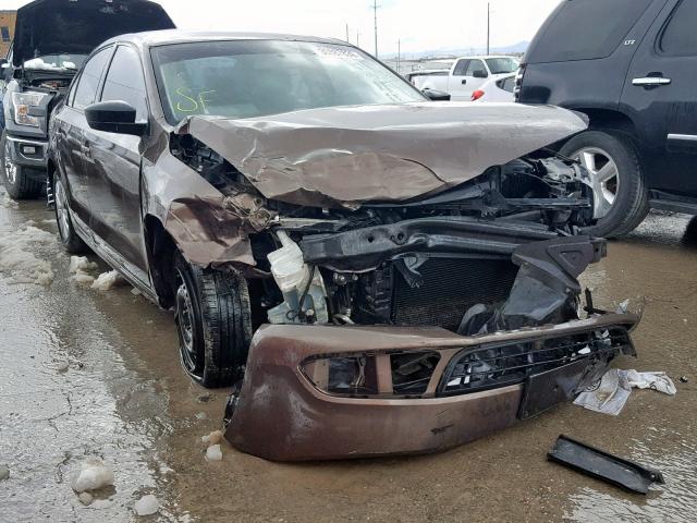 3VW2K7AJ9BM377071 - 2011 VOLKSWAGEN JETTA BASE BROWN photo 1