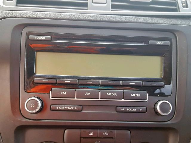 3VW2K7AJ9BM377071 - 2011 VOLKSWAGEN JETTA BASE BROWN photo 9