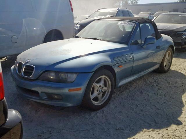 4USCH7333WLD17067 - 1998 BMW Z3 1.9 BLUE photo 2