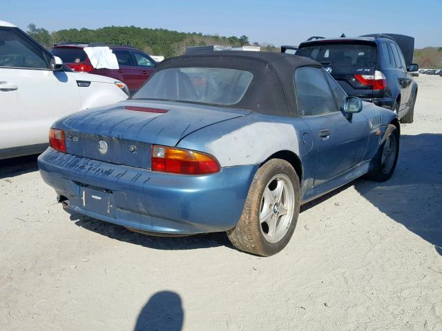 4USCH7333WLD17067 - 1998 BMW Z3 1.9 BLUE photo 4