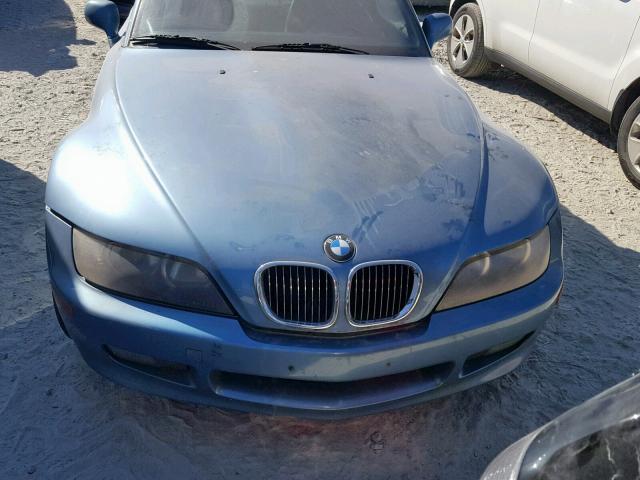 4USCH7333WLD17067 - 1998 BMW Z3 1.9 BLUE photo 7