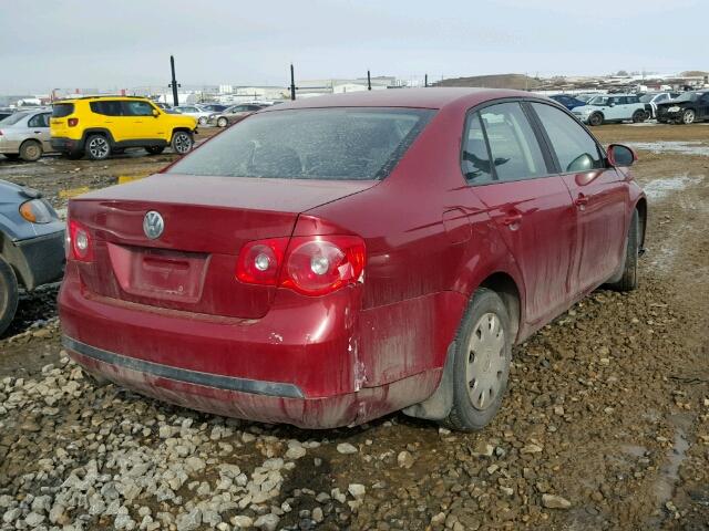 3VWRF71K46M810555 - 2006 VOLKSWAGEN JETTA 2.5 RED photo 4