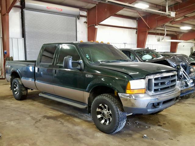 1FTSW31F9XEB22154 - 1999 FORD F350 SRW S GREEN photo 1