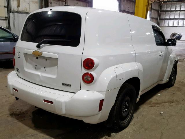 3GCCA85B39S525840 - 2009 CHEVROLET HHR PANEL WHITE photo 4