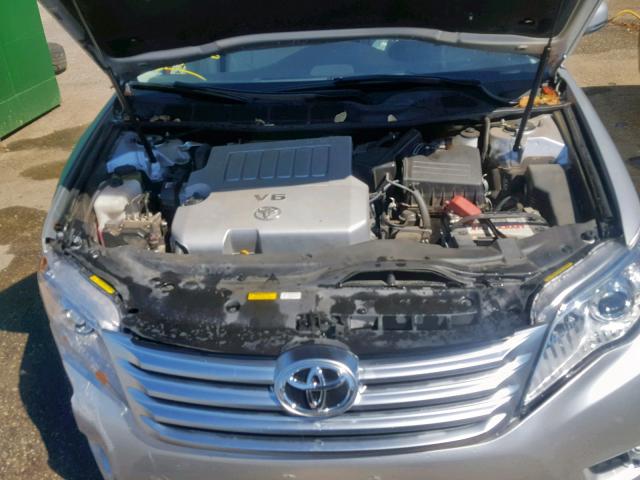 4T1BK3DB9BU438846 - 2011 TOYOTA AVALON BAS SILVER photo 7