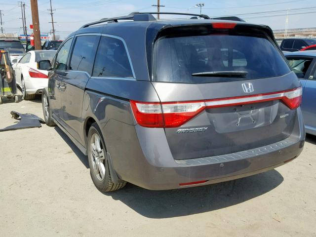 5FNRL5H98CB121945 - 2012 HONDA ODYSSEY TO GRAY photo 3