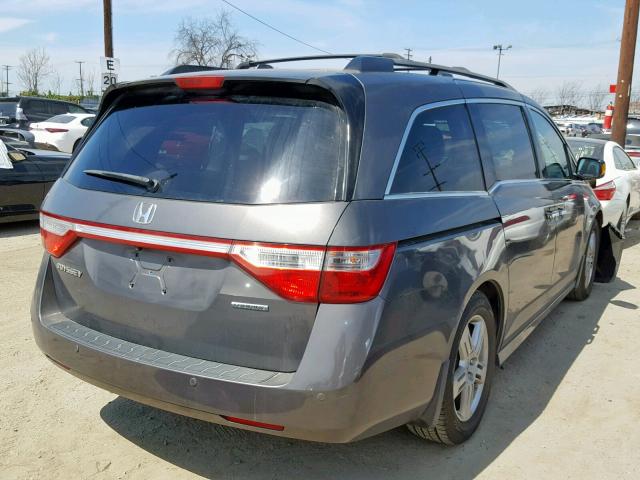 5FNRL5H98CB121945 - 2012 HONDA ODYSSEY TO GRAY photo 4