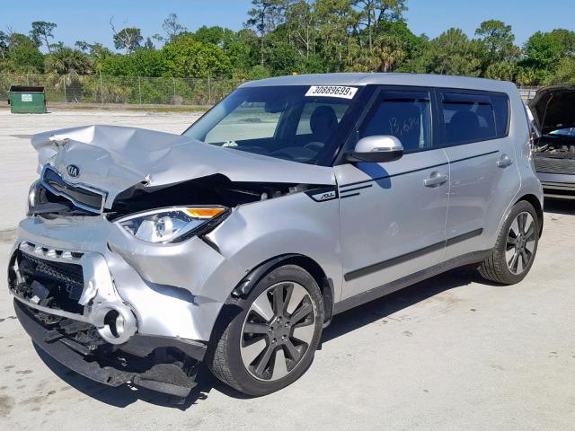 KNDJX3A53F7759382 - 2015 KIA SOUL ! SILVER photo 2