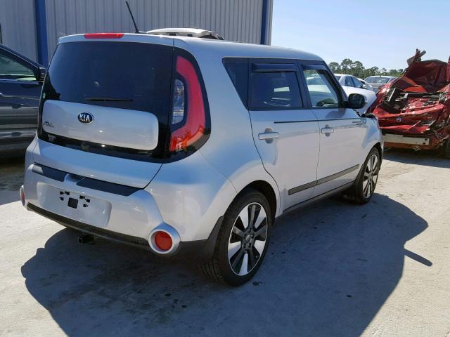 KNDJX3A53F7759382 - 2015 KIA SOUL ! SILVER photo 4